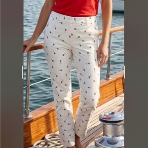 NYDJ Kite Chino Pants Size 4 NWT PreppyChic Preppy Nautical Summer